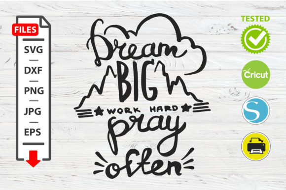 Dream Big Work Motivational Quote