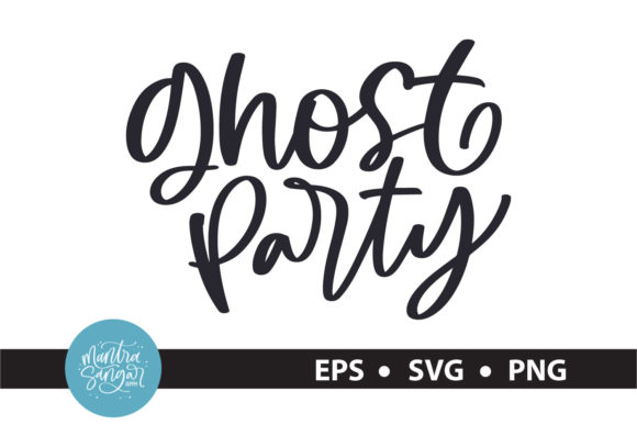 Ghost Party - Quote SVG Review for Embroidery Pros